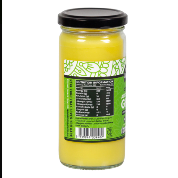 Organic Australian Ghee 250ml