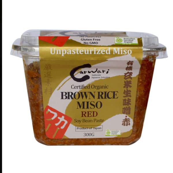 Organic Brown Rice Miso Paste - Red 300g
